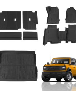 Maxzina Tapetes para Piso Compatible con Ford Bronco 2021