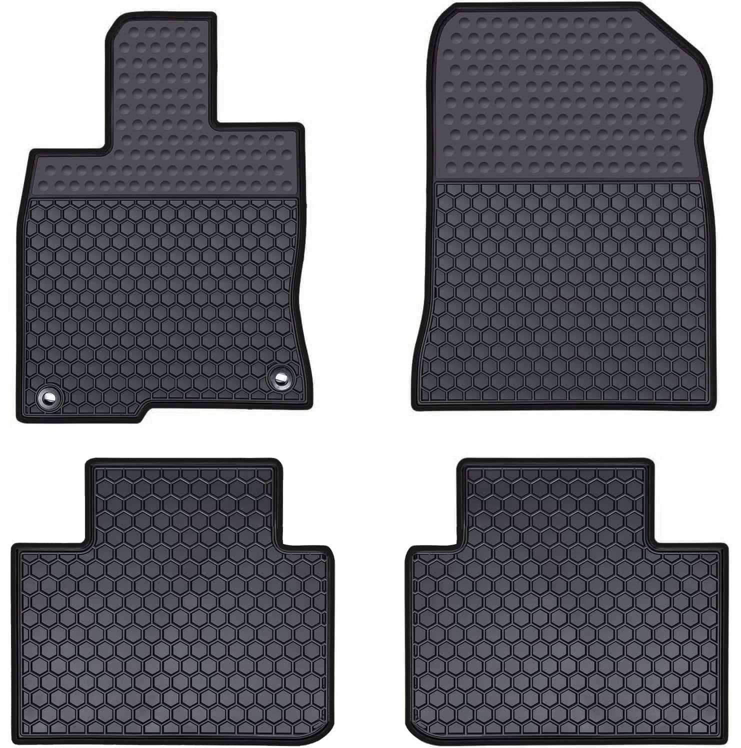 Tapetes de hule para automóvil HD-Mart para Honda Civic