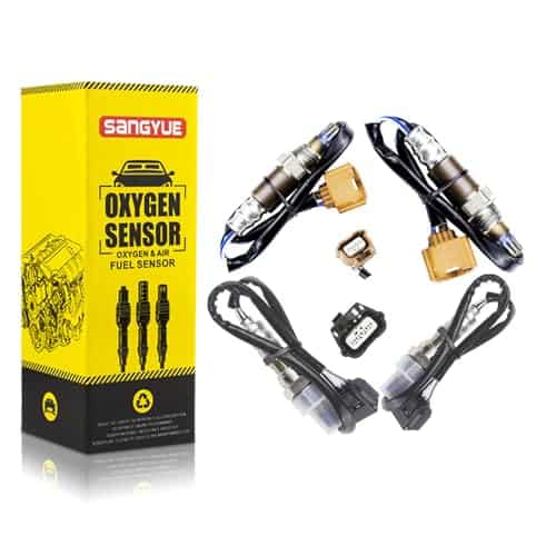 Sangyue 4PCS Sensor de Oxígeno O2 1 & 2 para Nissan Altima