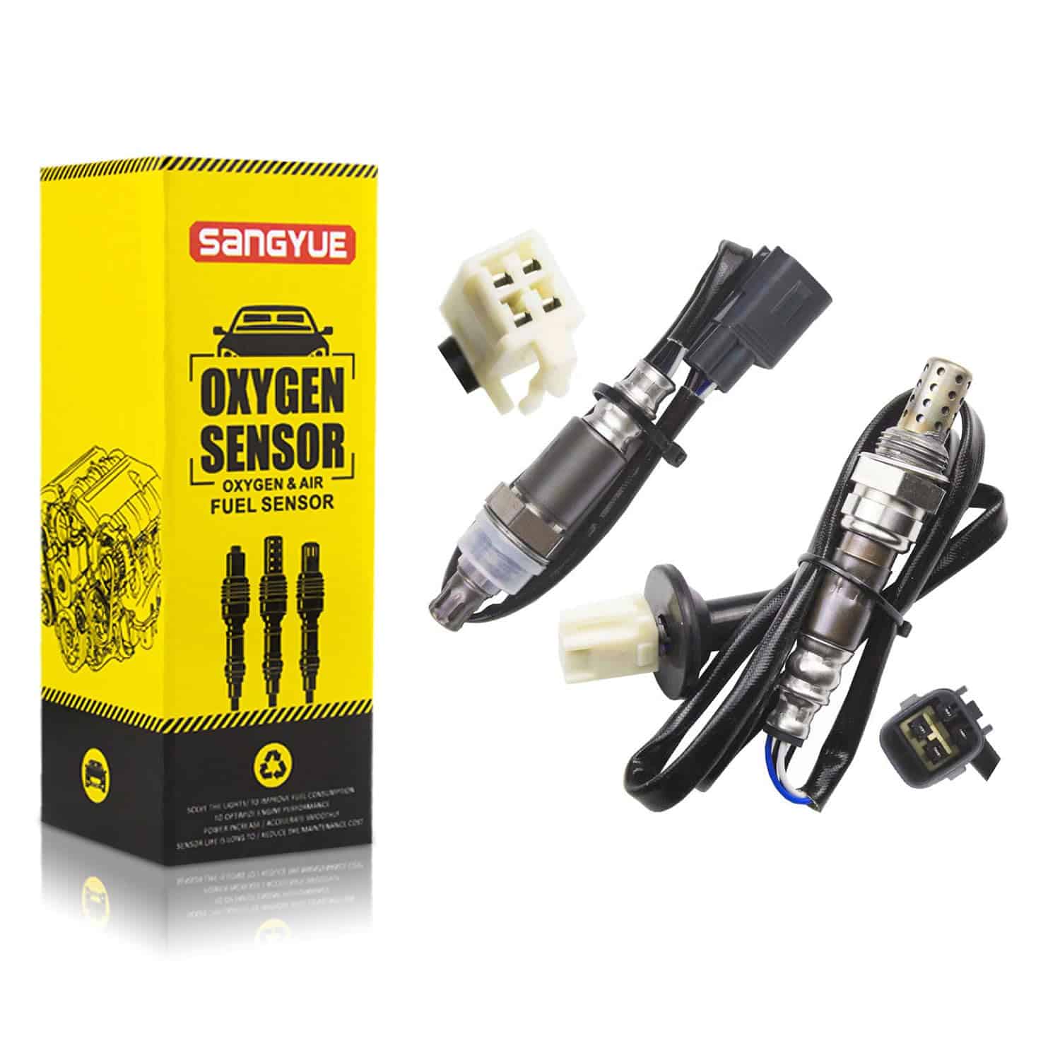 Sangyue 2PCS Sensor de Oxígeno O2 1 y 2 para Toyota Corolla