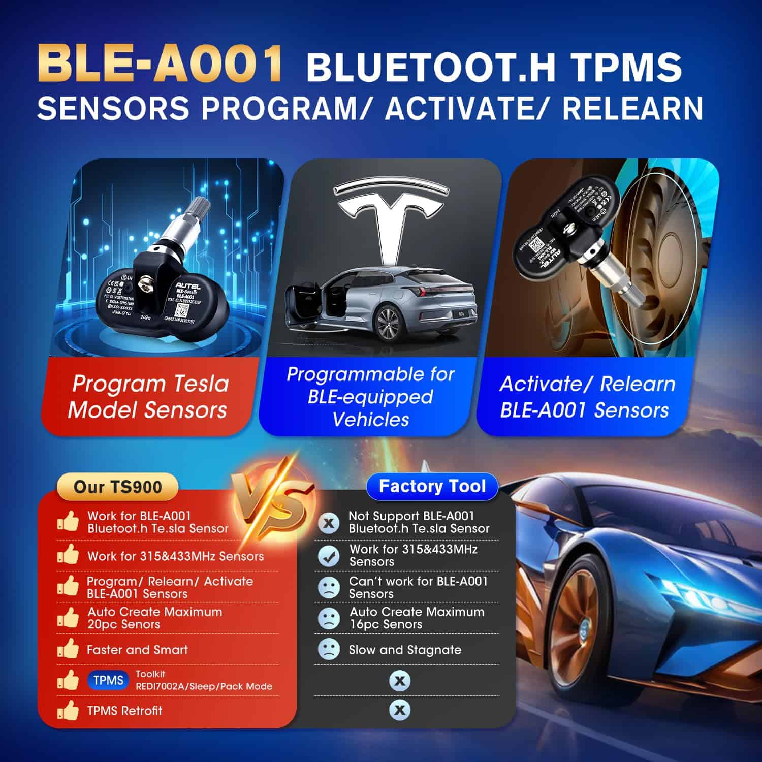 Autel MaxiTPMS TS900, 2025 Nuevo de MK900TS MS906TS TS608 - Imagen 6