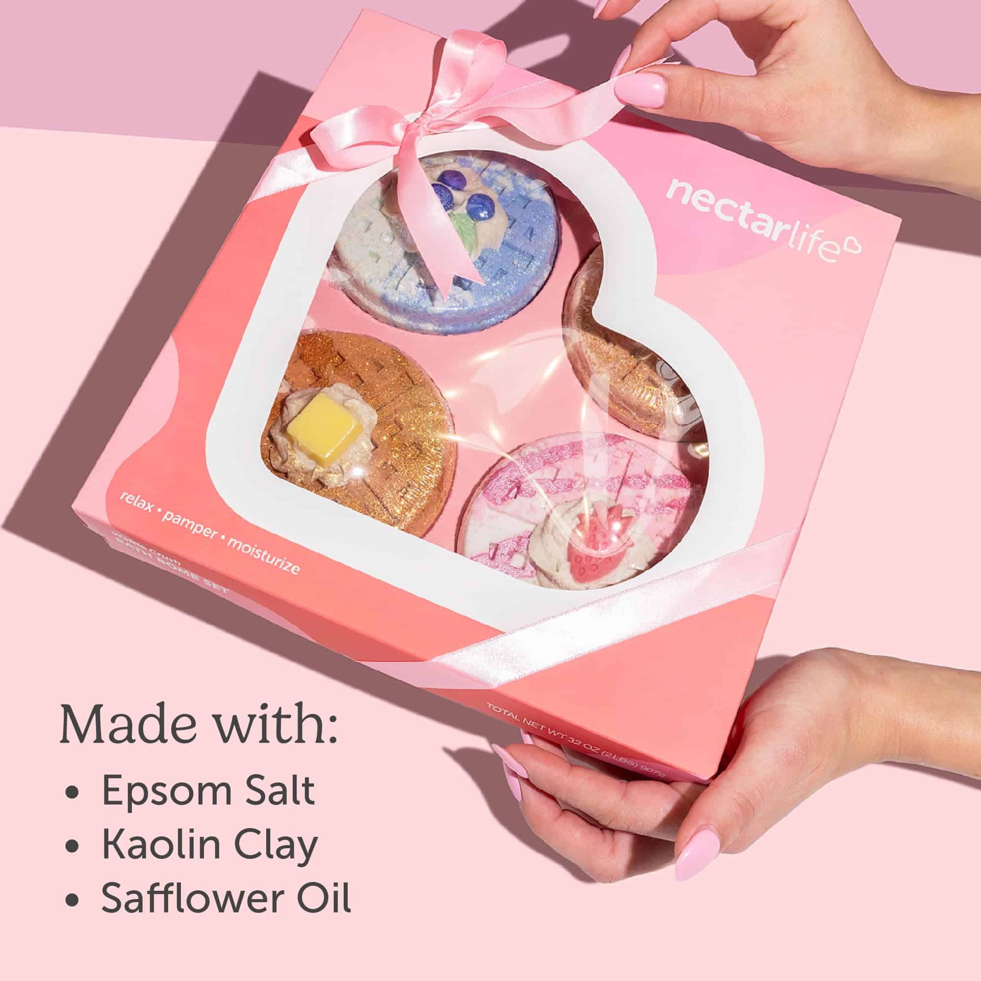 Set de regalo de bombas de baño en forma de waffle, bomba - Imagen 4