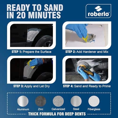 Roberlo Silver Light Relleno Ligero para Carrocería - Súper - Imagen 6