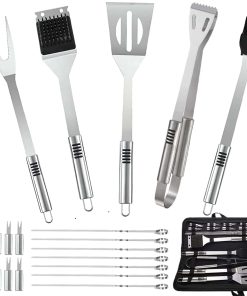 Kit de Accesorios para BBQ - Juego de 20 piezas de