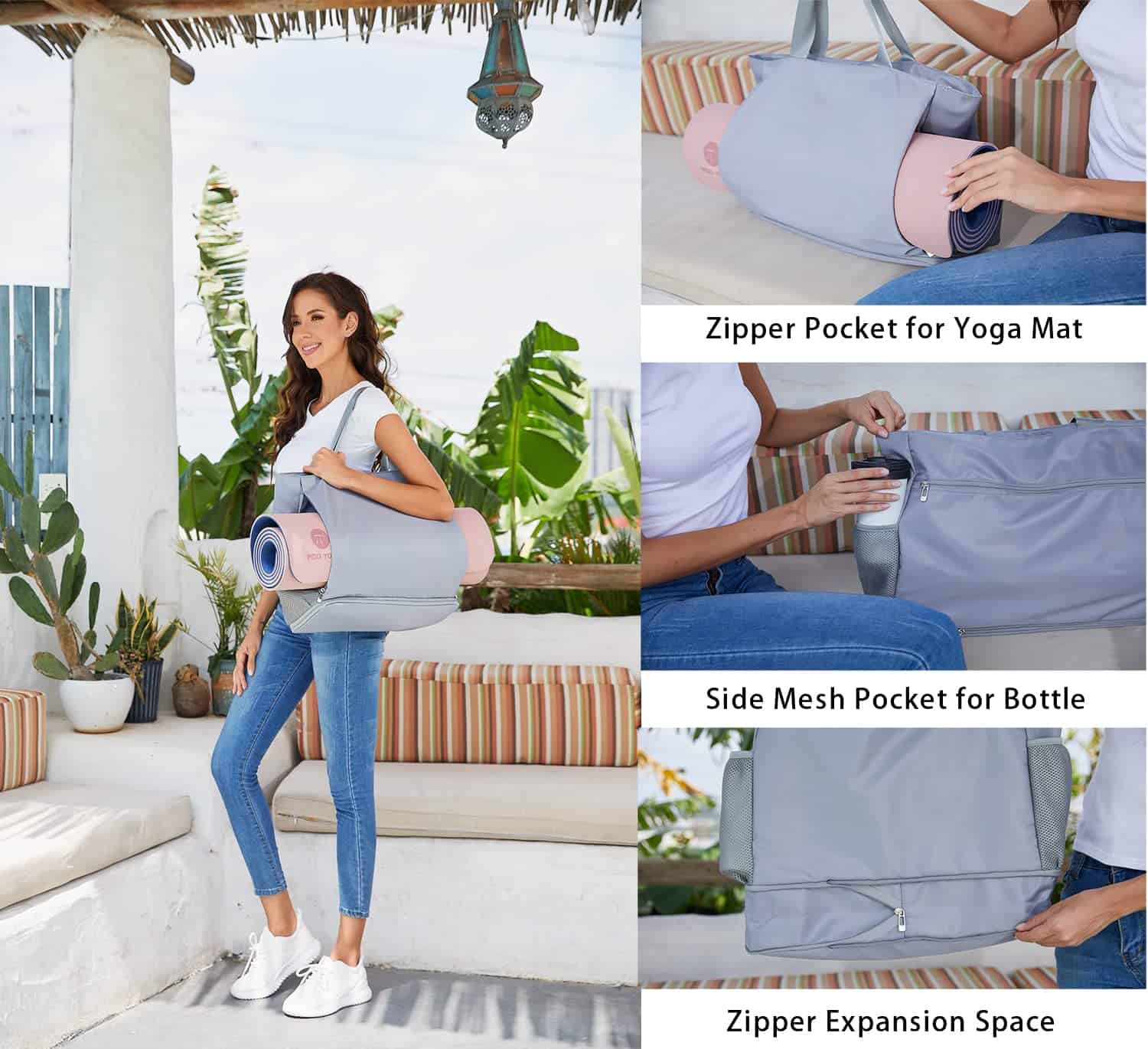 Bolso para Yoga Pilates FATOLXX - Porta Tapete de Yoga - Imagen 5