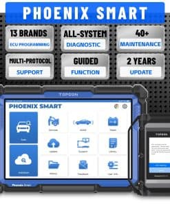 TOPDON Phoenix Smart Car Diagnostic Tool - 2 Años de