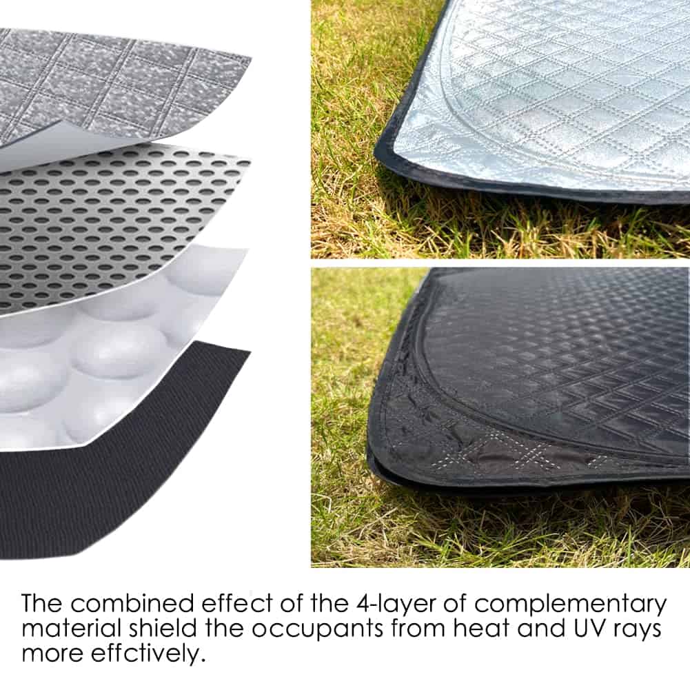 Cortina de privacidad mejorada TESBEAUTY 7 piezas (sin - Imagen 4