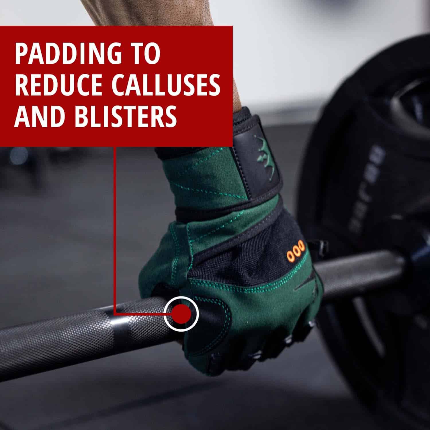 Guantes de levantamiento de pesas Crown Gear para -Soldier - Imagen 6