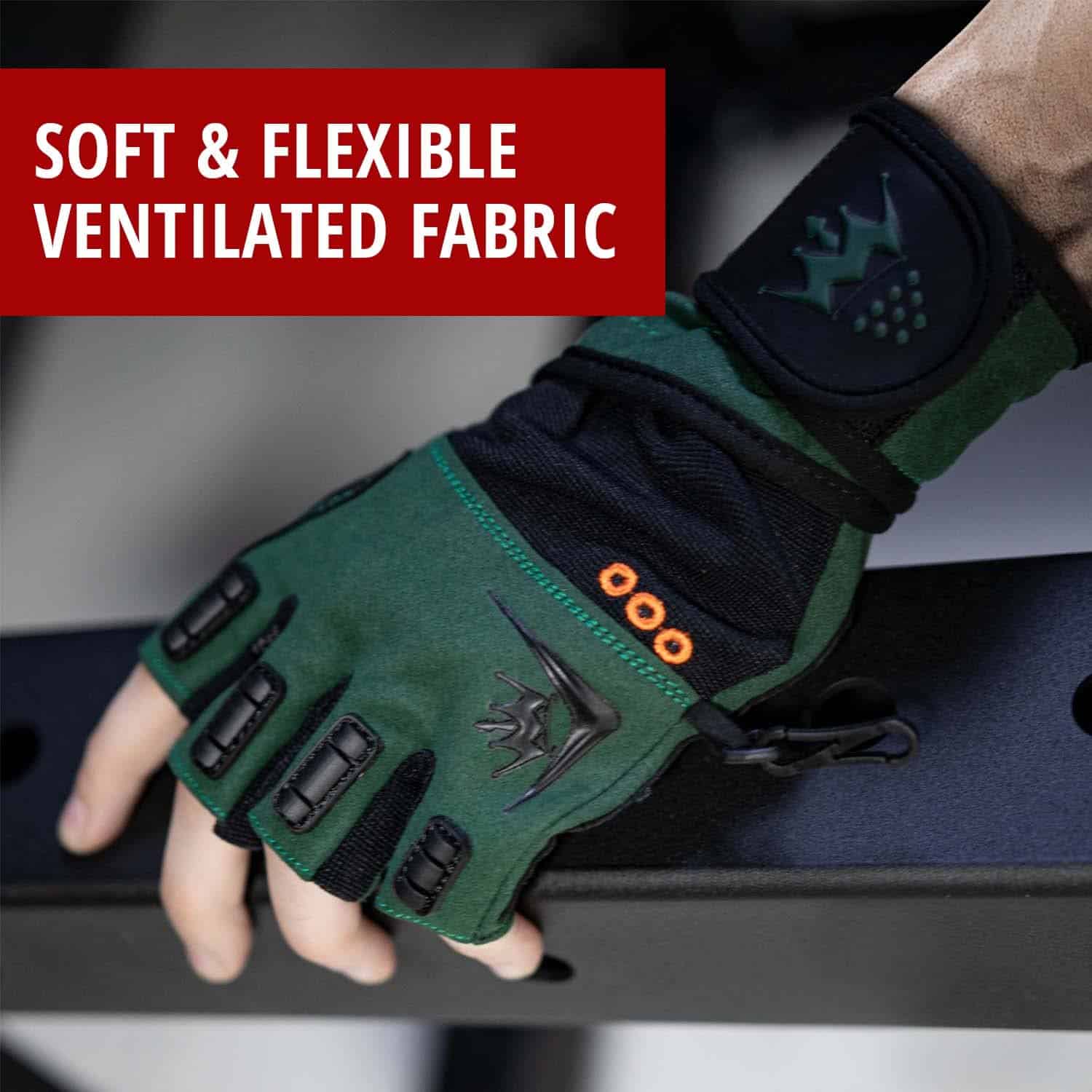 Guantes de levantamiento de pesas Crown Gear para -Soldier - Imagen 8