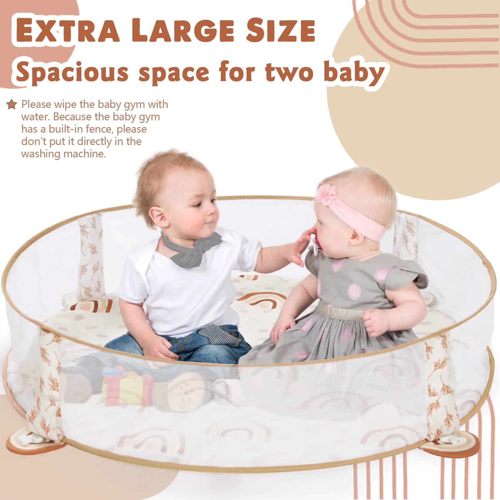 Gimnasio Grande para Bebé Crisschirs 6 en 1, Gimnasio de - Imagen 7