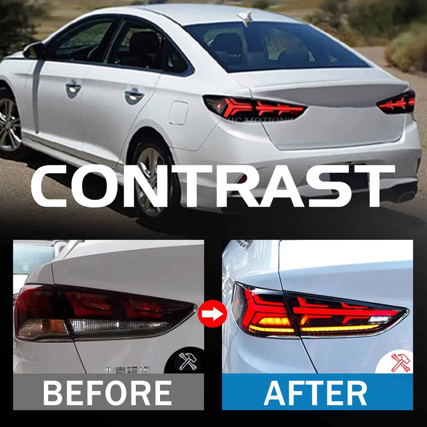 Ensamblaje de Luz Trasera HCMOTIONZ para Hyundai Sonata - Imagen 3