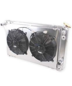 Radiador de 3 Filas con Ventilador y Carcasa para 1982-1992