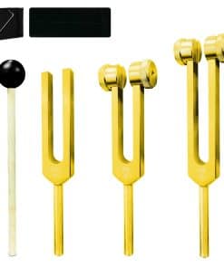 Juego de Diapasones 3 Pzs 128Hz 256Hz 512Hz para