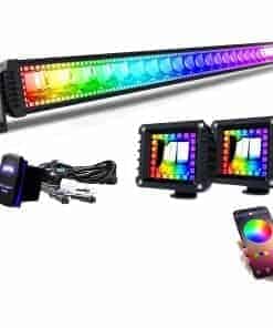 Barra de luz LED RGBW Lpteso de 50 pulgadas 288W Combo de