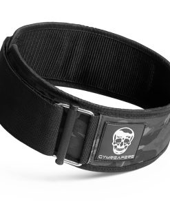 Cinturón de levantamiento de pesas con -Negro Camuflaje