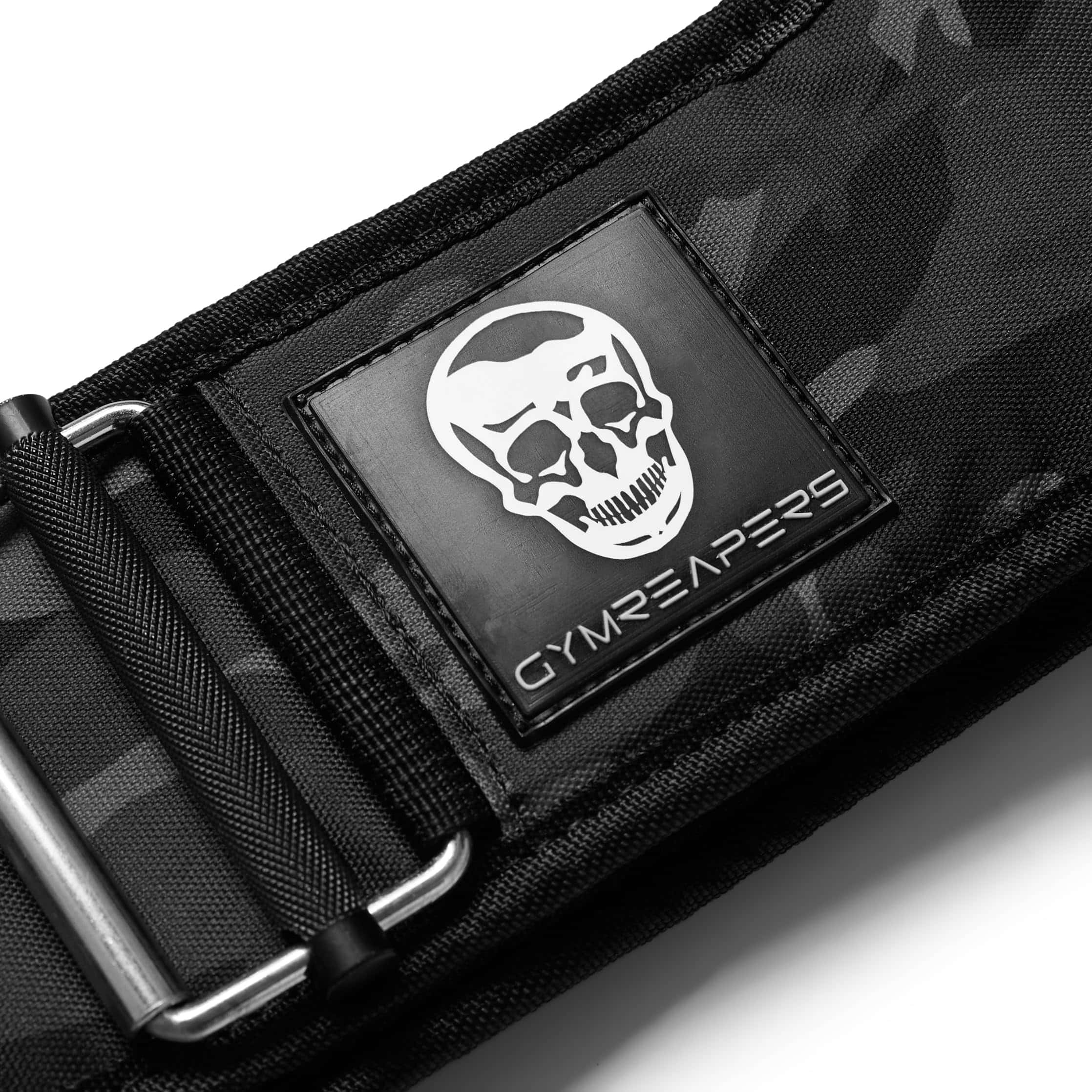 Cinturón de levantamiento de pesas con -Negro Camuflaje - Imagen 5