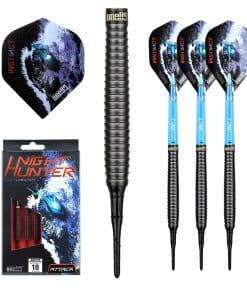 ONE80 Juego de Dardos de Punta de Acero de -ck - 18g)