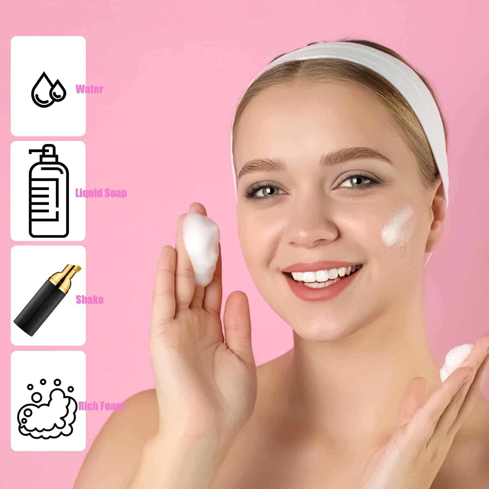 Botella de espuma vacía IRON BILL de 2 oz (50 piezas) - Imagen 6