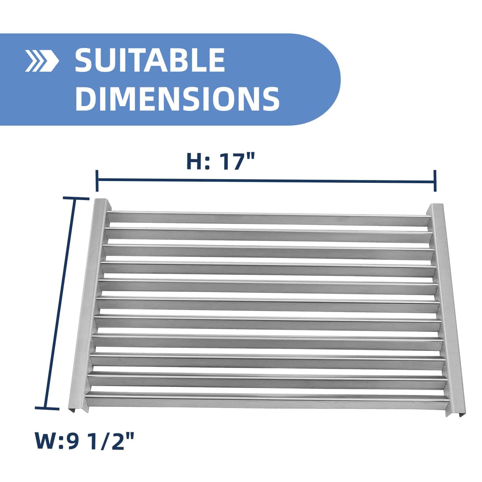 Rejillas de Parrilla de Cocina de 17" de Repuesto para - Imagen 3