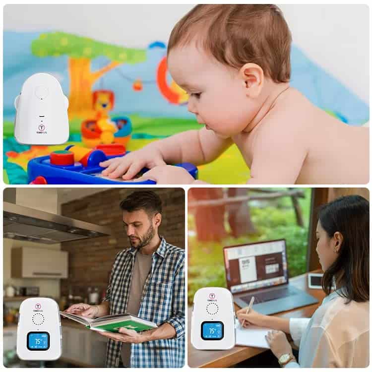 Monitor de Bebé con Audio TimeFlys Twin Crown, Monitoreo de - Imagen 7