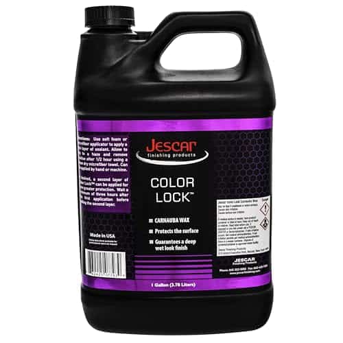 Jescar Color Lock Carnauba Wax -128oz, Acabado de alto