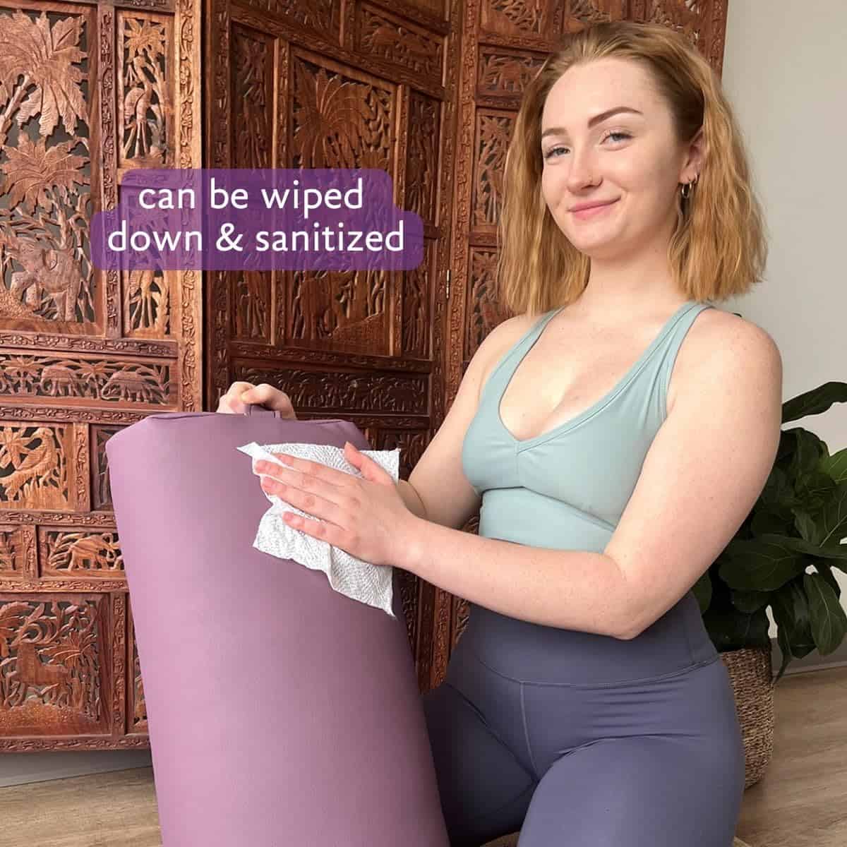 Cojín de Yoga Hugger Mugger EZ Clean estándar - Salvia - - Imagen 6