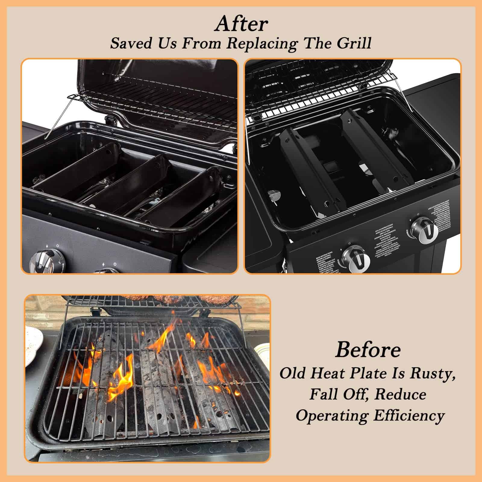 Piezas de repuesto para parrilla Adviace para parrillas de - Imagen 5