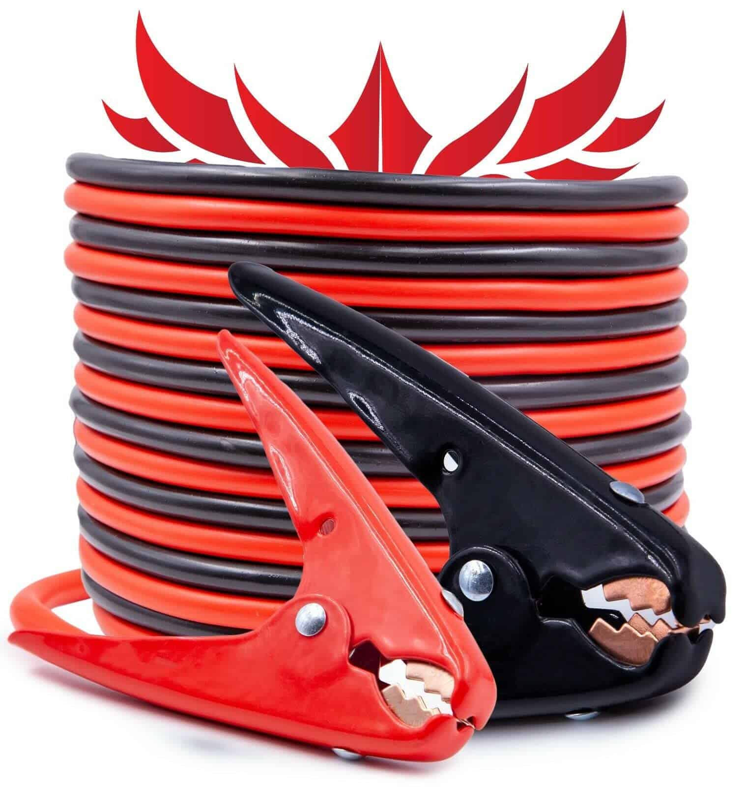 Cable de Arranque de Batería Resistente de 2 Calibres y 20