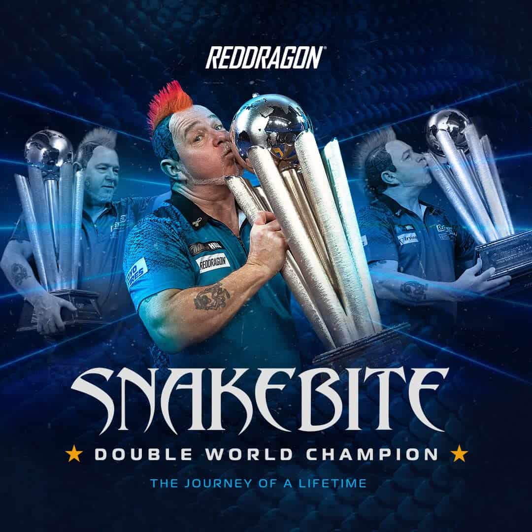 RED DRAGON Peter Wright Snakebite DWC Special Edition 22g - Imagen 7