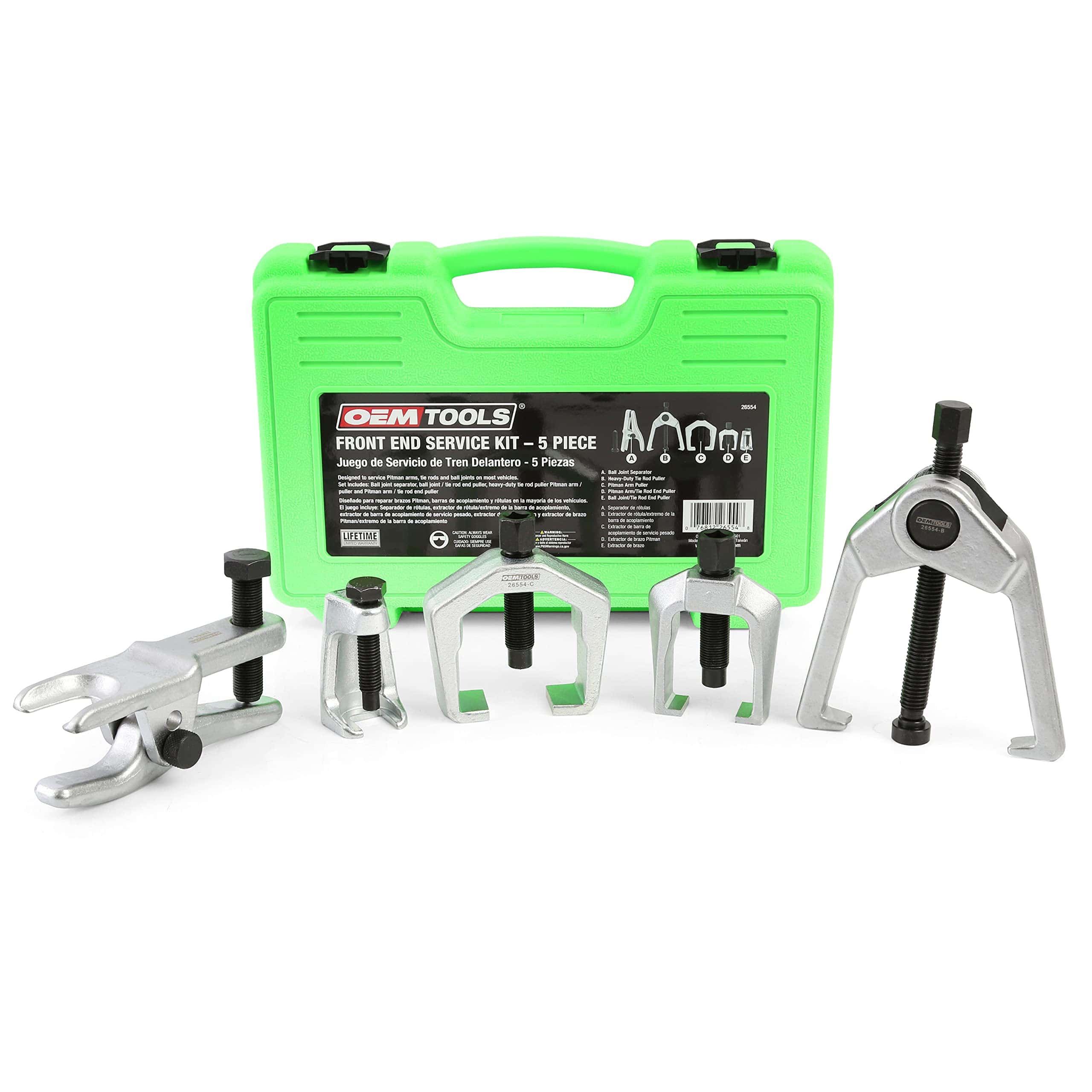 Kit de Servicio Frontal OEMTOOLS 26554, Extractor de Brazo