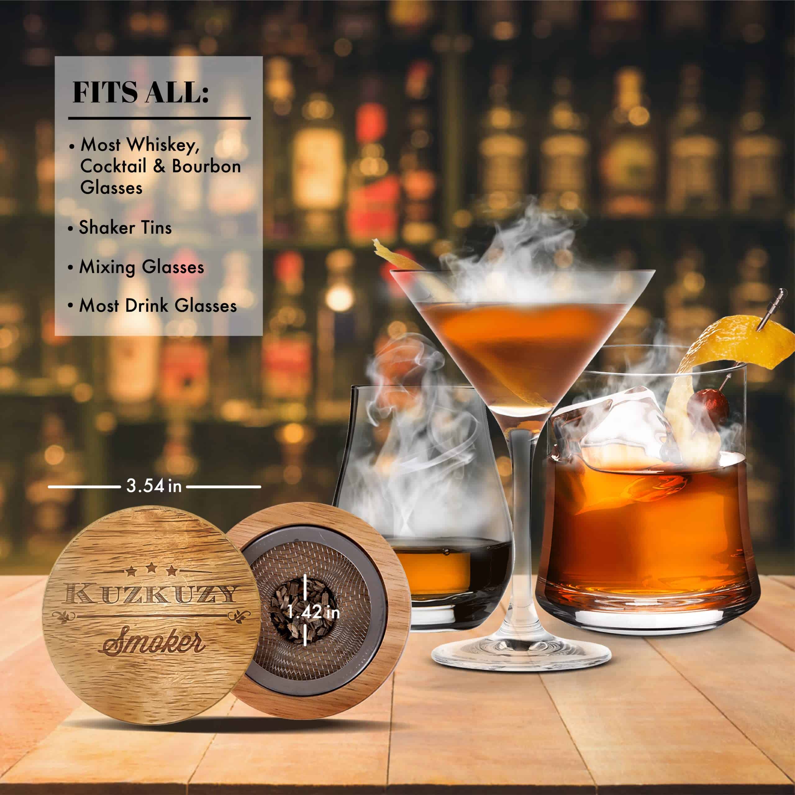Kit de Fumador para Cócteles con Antorcha – 6 Sabores de - Imagen 7