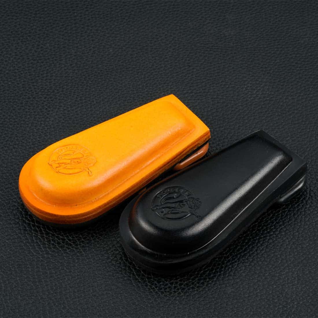 Soporte de Tacos de Billar de Cuero con Pesos 4 Orificios - Imagen 8