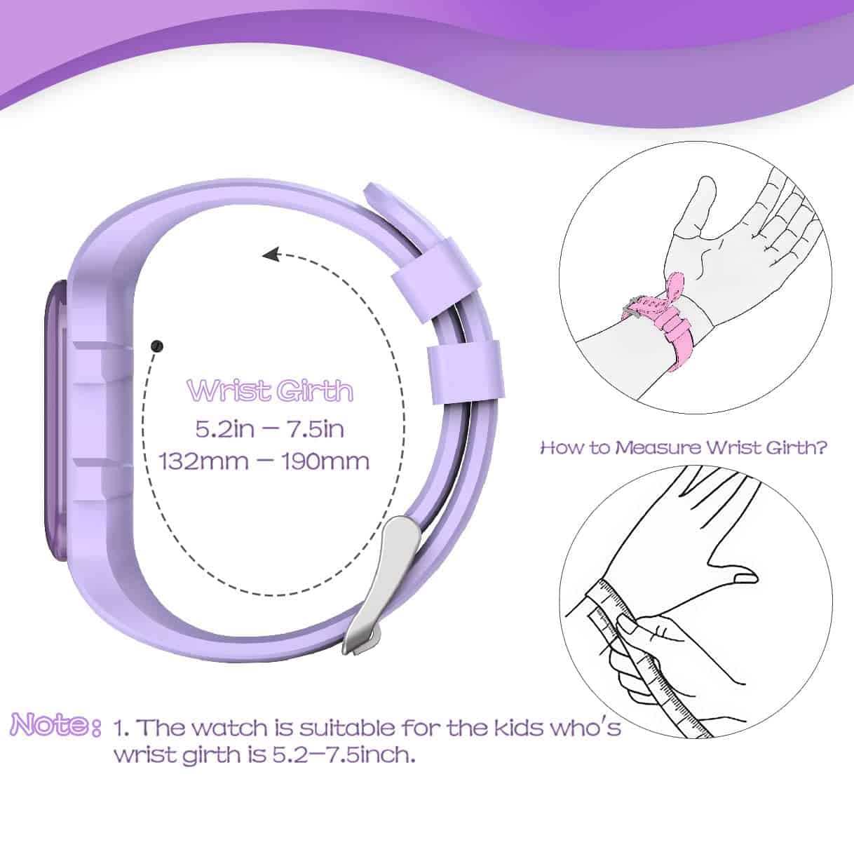 Reloj Digital Focwony LED para Niños con Contador de Pasos, - Imagen 7