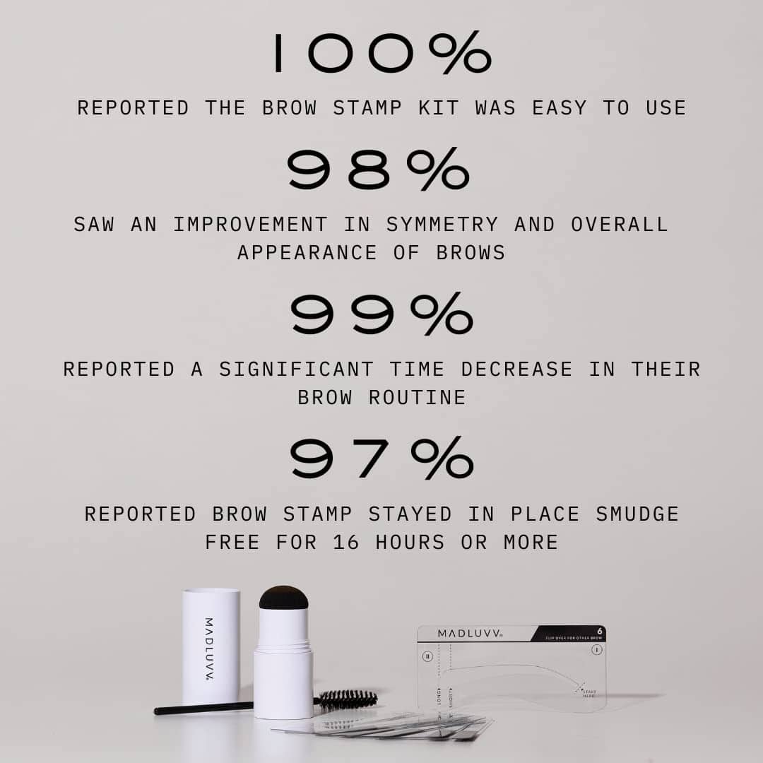 Kit de Plantillas para Cejas MADLUVV - -Marrón Medio - Imagen 8