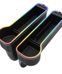 Organizador de huecos de asiento de coche con 7 colores de