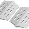 QuliMetal Placa deflector de calor de acero inoxidable
