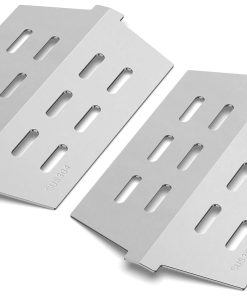 QuliMetal Placa deflector de calor de acero inoxidable