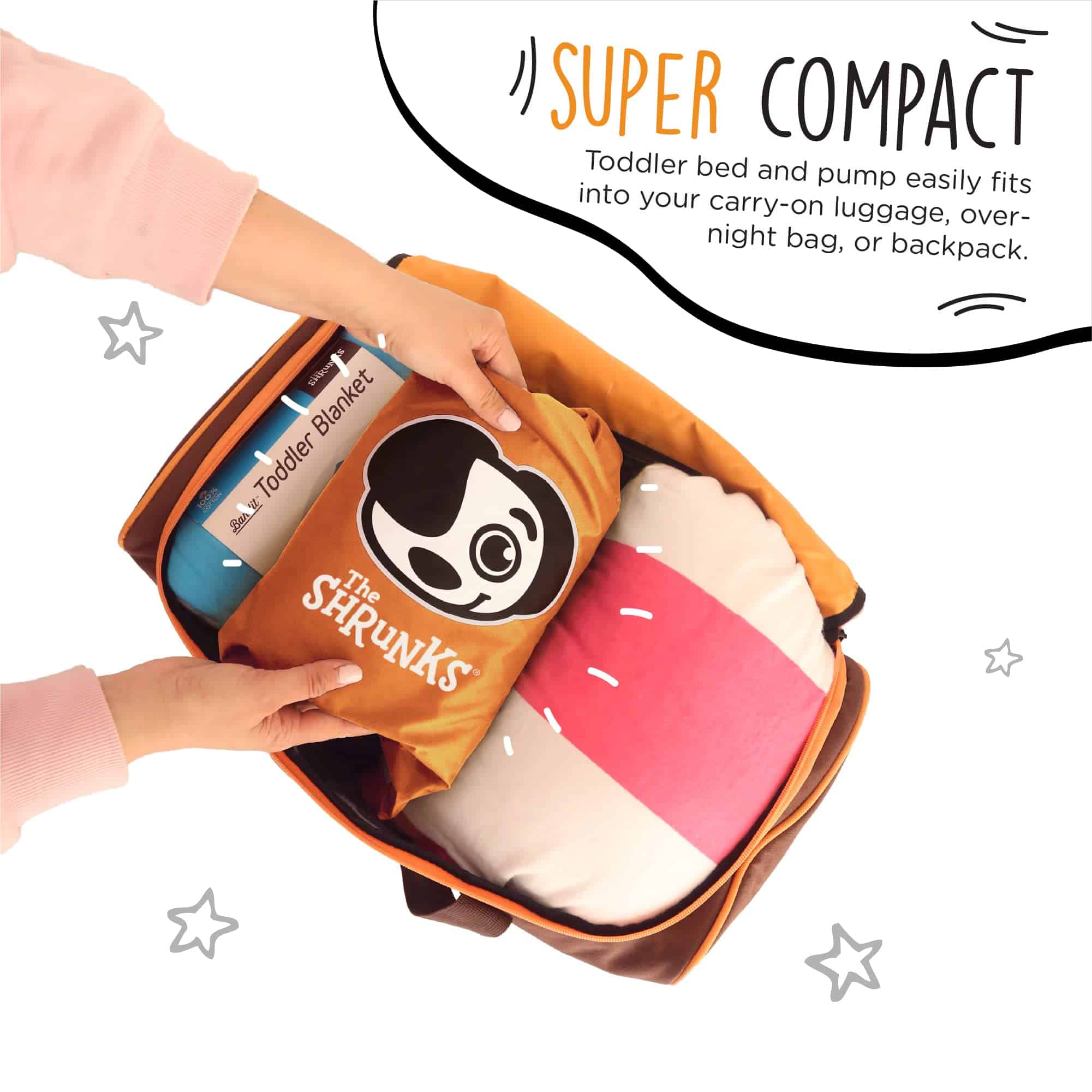 Cama de Viaje para Niños Inflable Portátil The Shrunks - Imagen 6