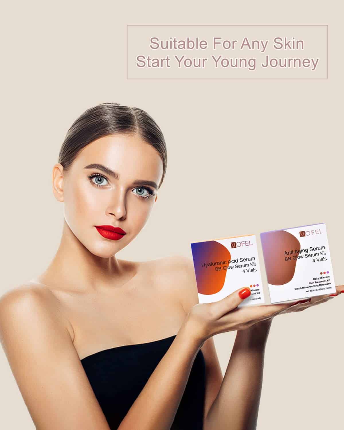 Kit de Suero Anti Envejecimiento con Ácido Hialurónico para - Imagen 7