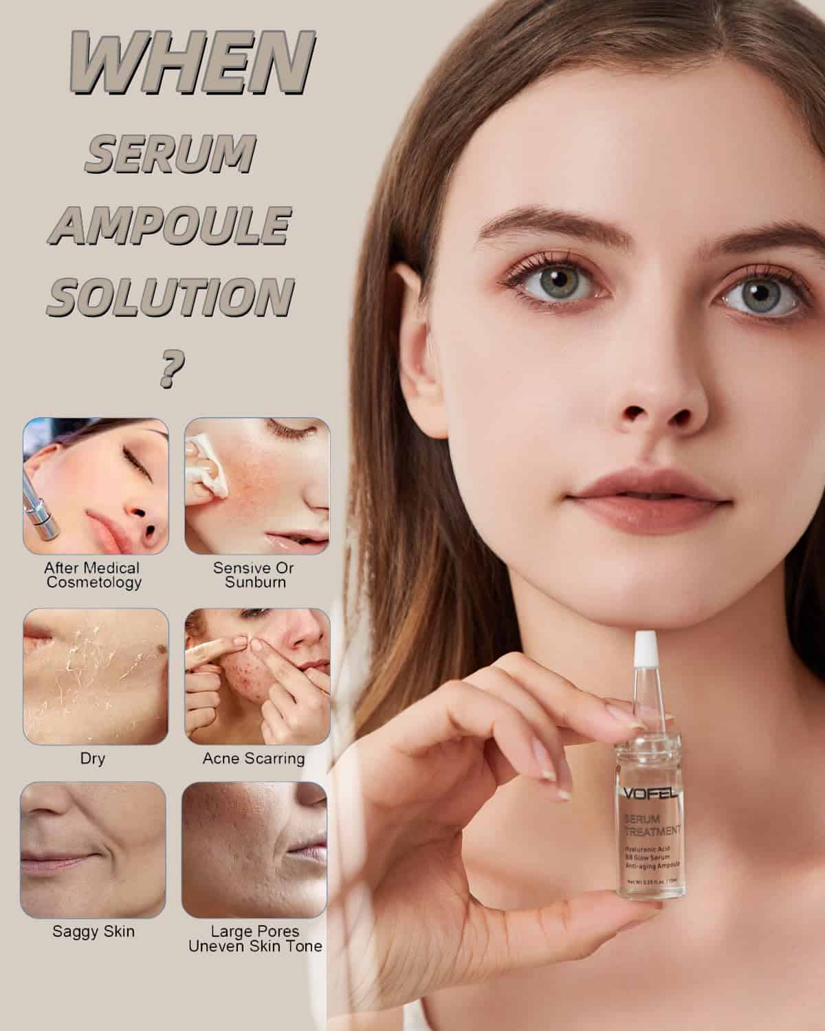 Kit de Suero Anti Envejecimiento con Ácido Hialurónico para - Imagen 3