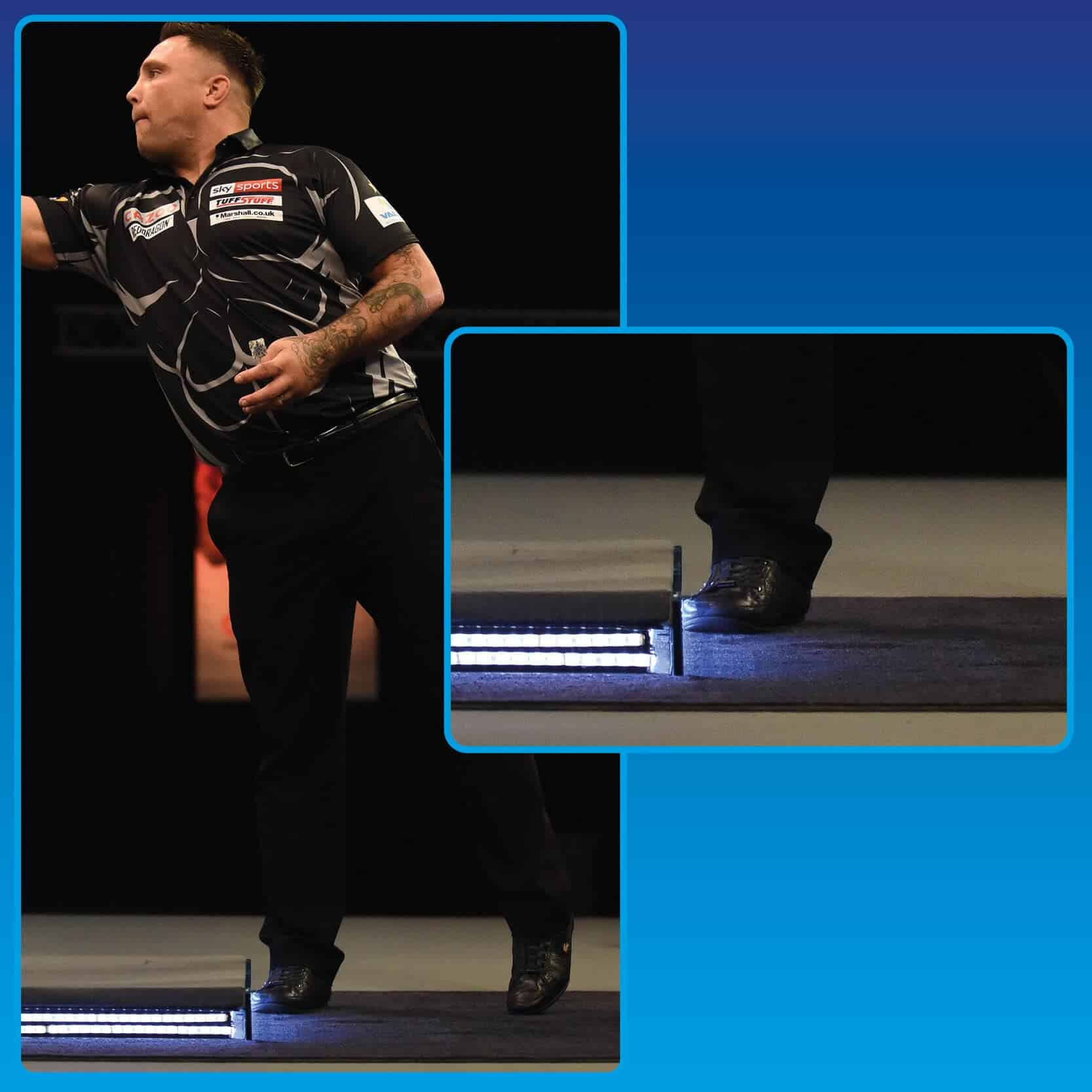 Tapete de Dardos Red Dragon - Tapete de Posición Pro para - Imagen 4