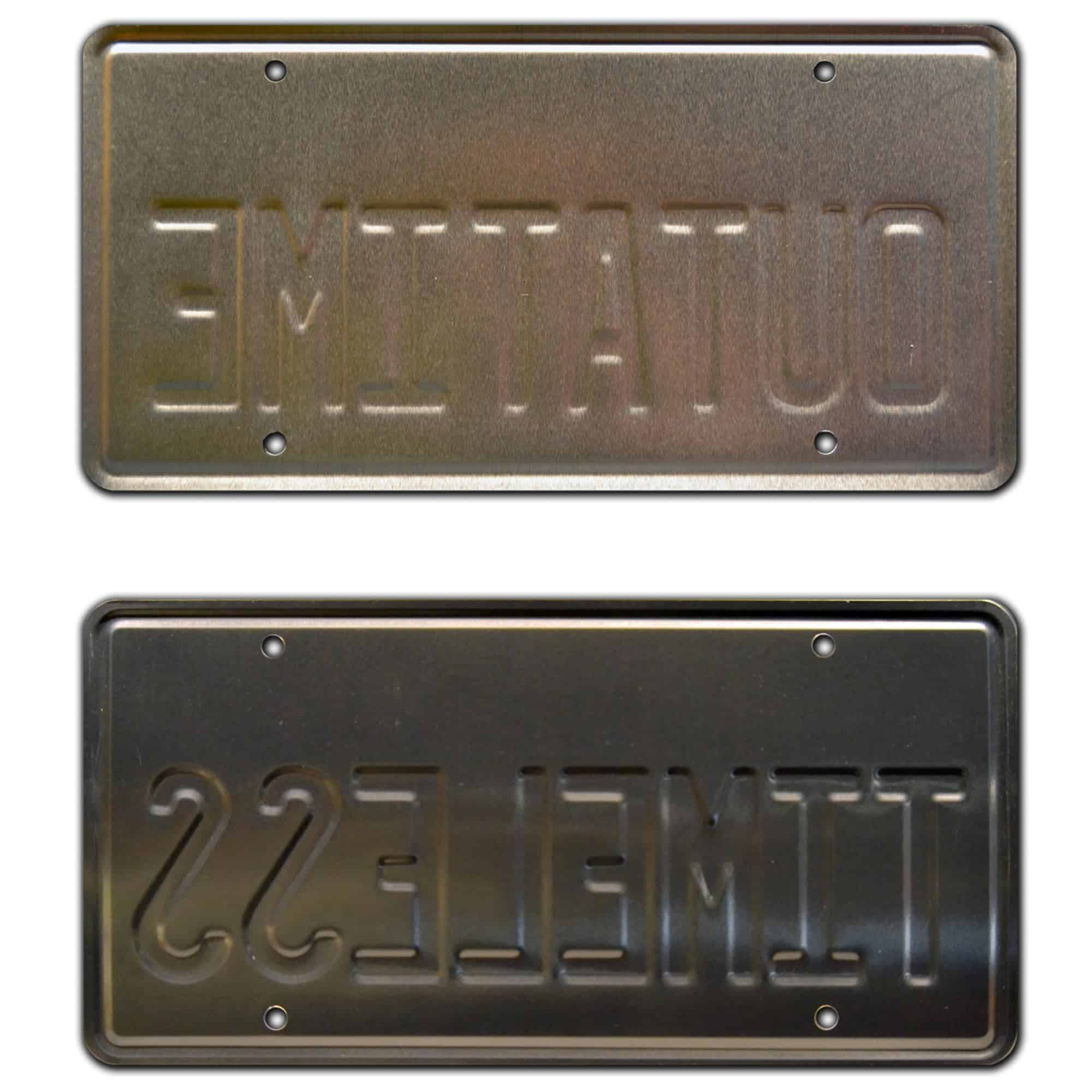 Back to the Future | OUTATIME + TIMELESS | Placas de - Imagen 3