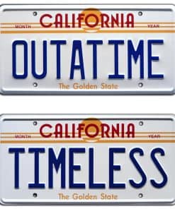 Back to the Future | OUTATIME + TIMELESS | Placas de
