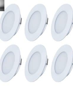 Luces de techo empotradas RV Hoysum 6400k 12v 3w para