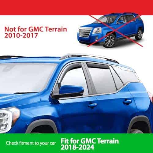 Deflectores de Ventana a Prueba de Roturas -Humo Premium - Imagen 4