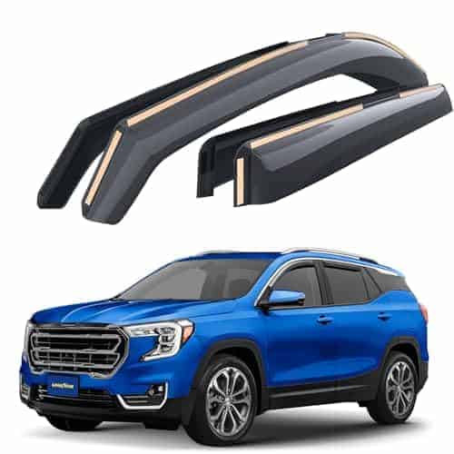 Deflectores de Ventana a Prueba de Roturas -Humo Premium