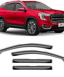 Voron Glass Deflectores de Lluvia en Canal para GMC Terrain