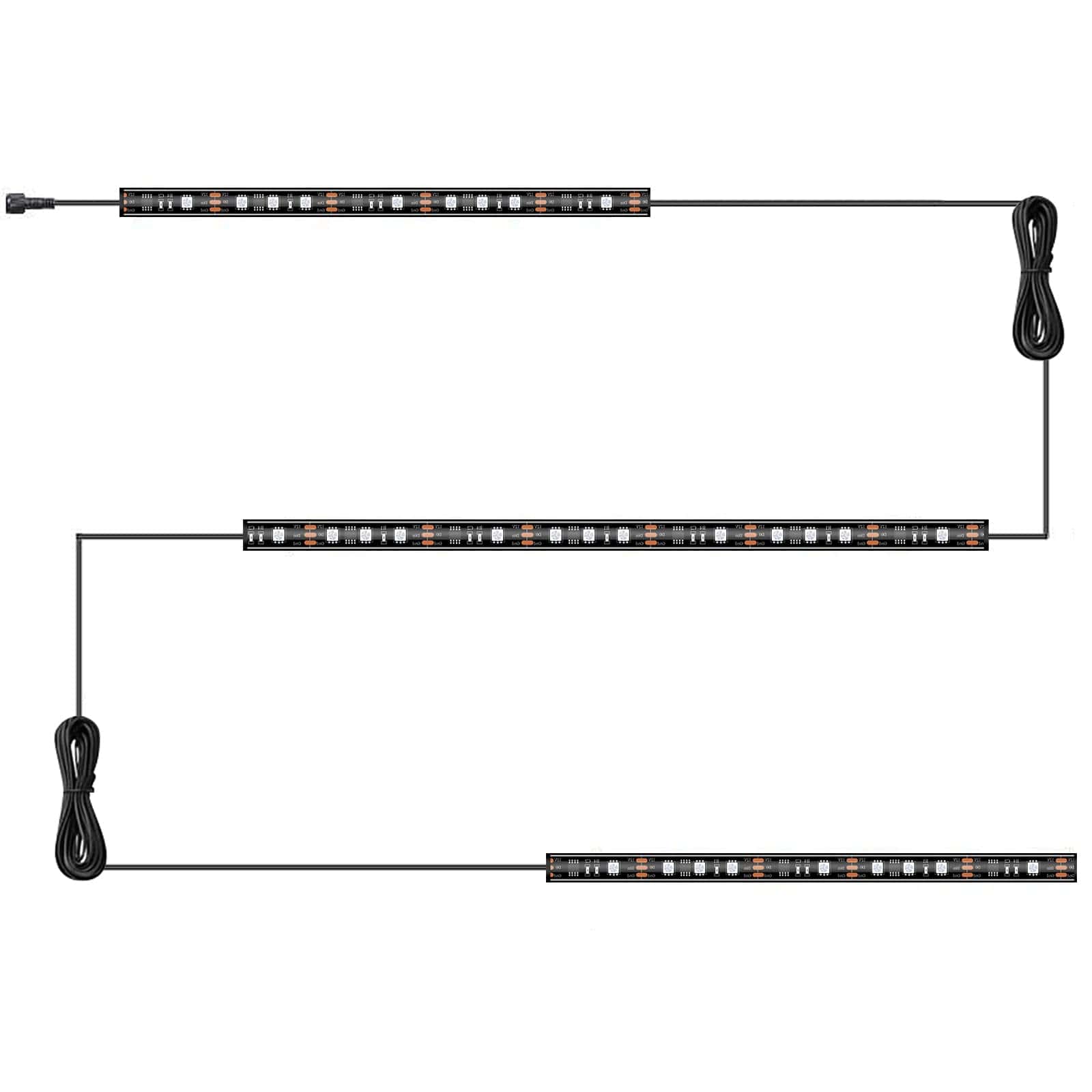 3pcs Luces de neón separadas para el kit de iluminación