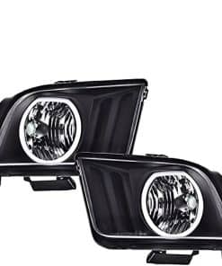 Faros LED DRL CHEDA, Compatible con Ford Mustang S197 2005
