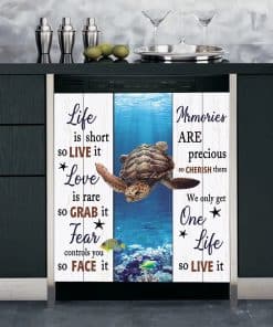 Imán para lavavajillas en 3D con diseño de tortuga para